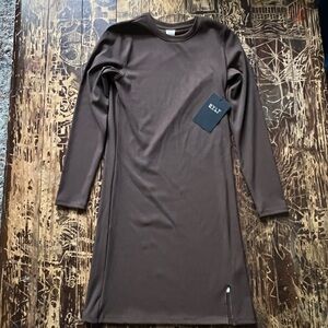 BYLT Basics Chocolate Mini Dress